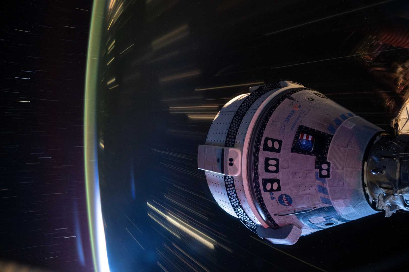 Boeing’s Starliner spacecraft docked to the Harmony module’s forward port on Wednesday, July 3, 2024.