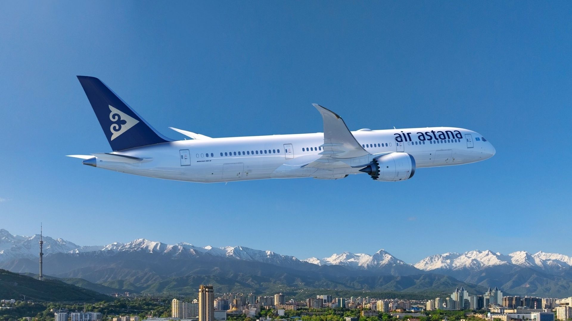 Boeing 787 Air Astana Rendering