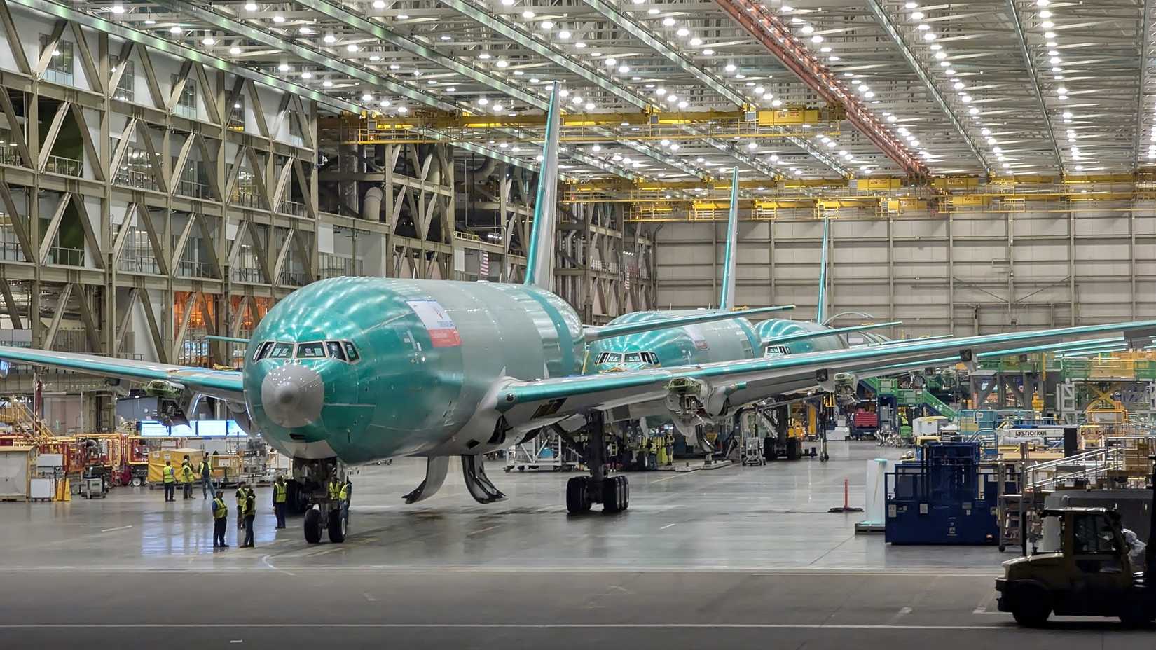 Boeing Everett Factory 777X fuselages