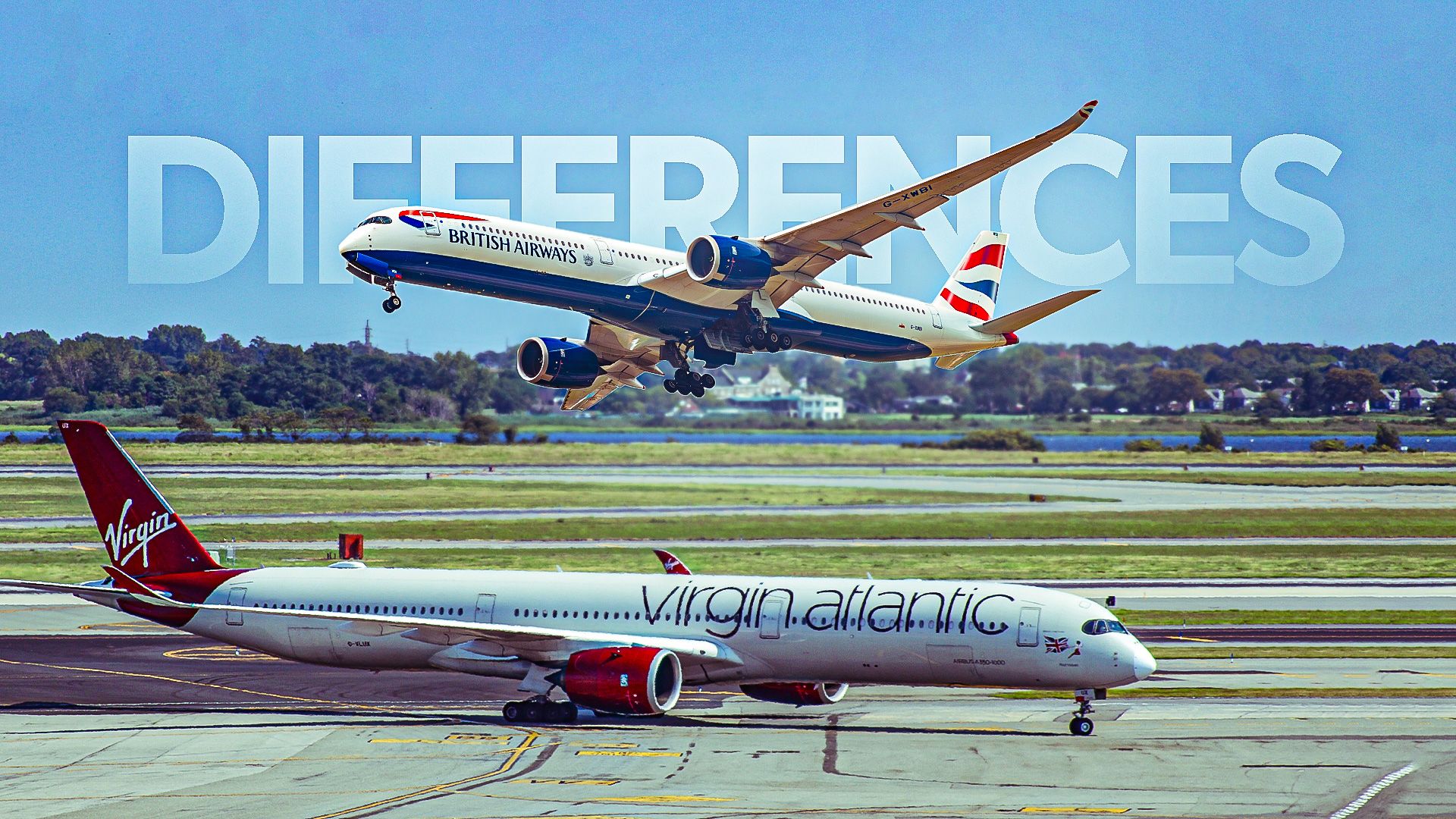 British Airways ve Virgin Atlantic'ın Airbus A350-1000'leri Arasındaki Farklar