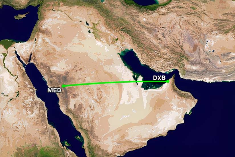 DXB-MED EK