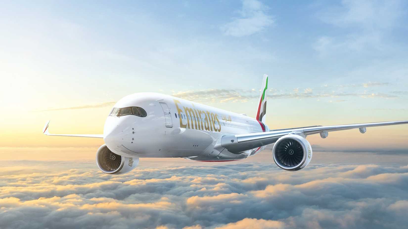 Emirates A350 Inflight Rendering