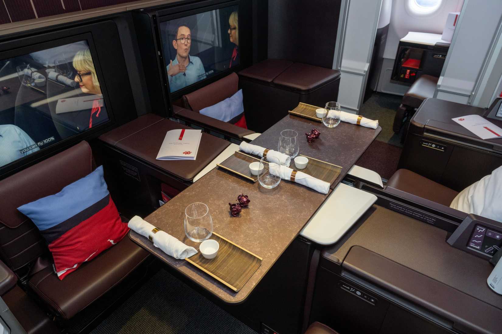 Fia Airshow 2024-A330-900 Virgin Atlantic interior view