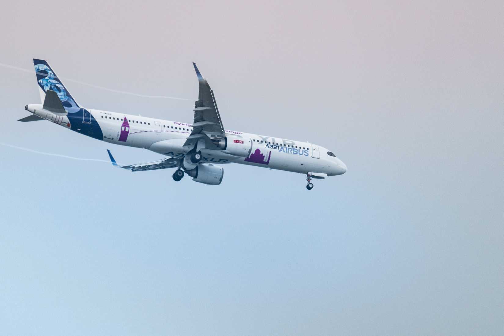 FIA Airshow 2024 Day 2 A321XLR flying display