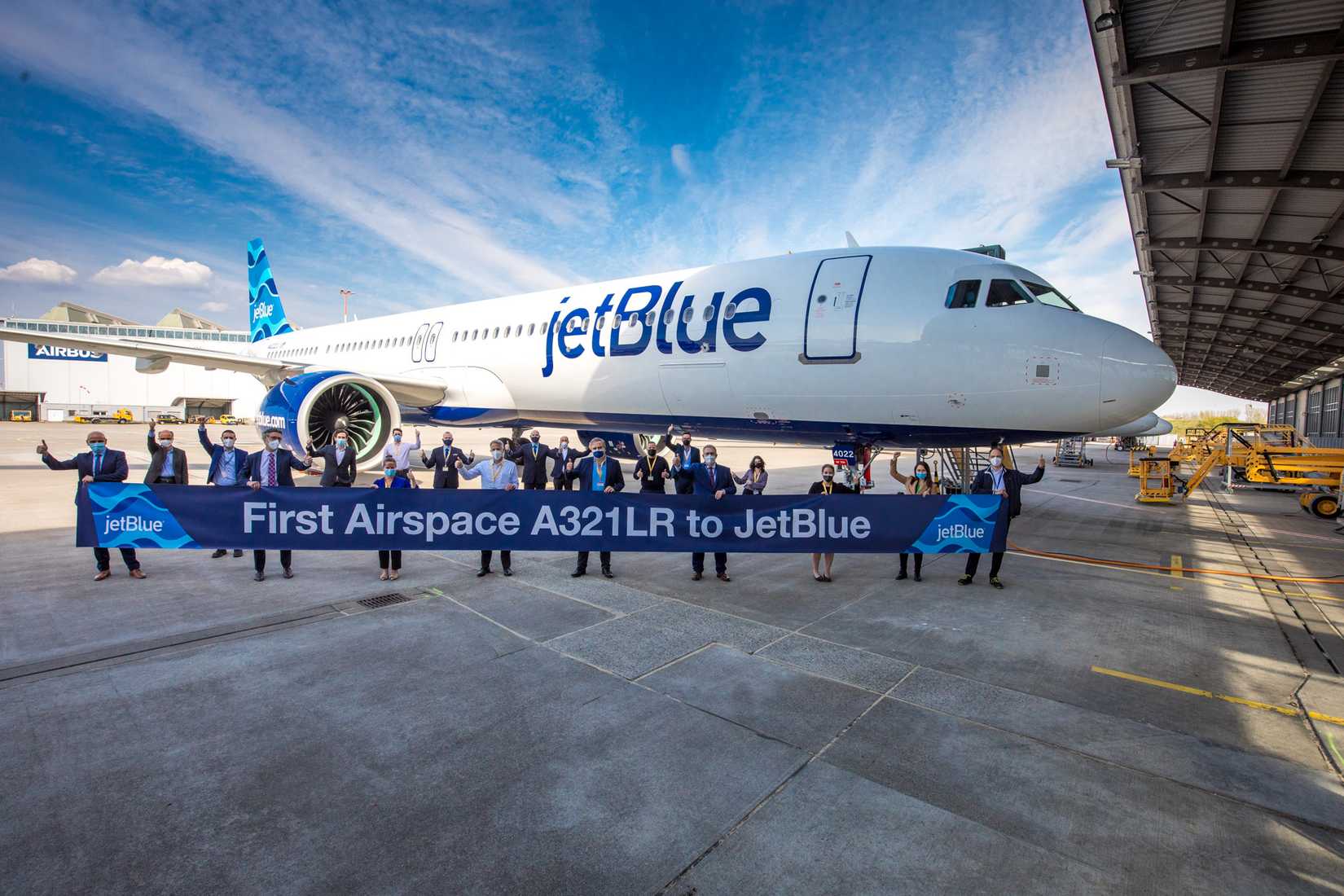 First Airspace A321LR to Jetblue