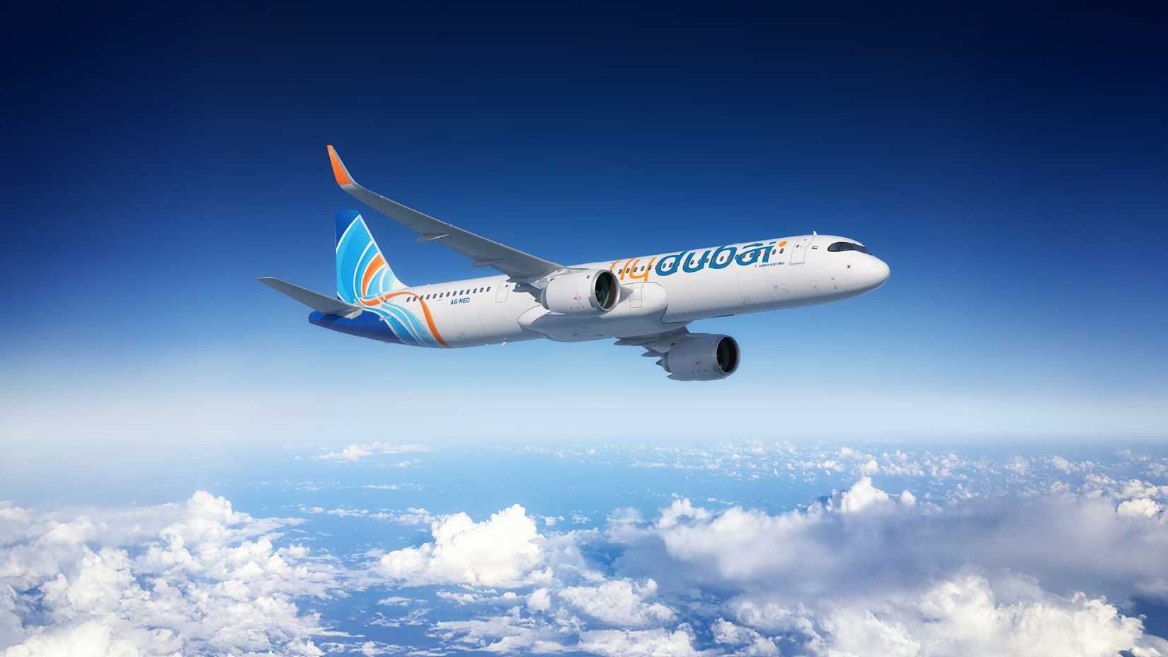 flydubai a321neo flying
