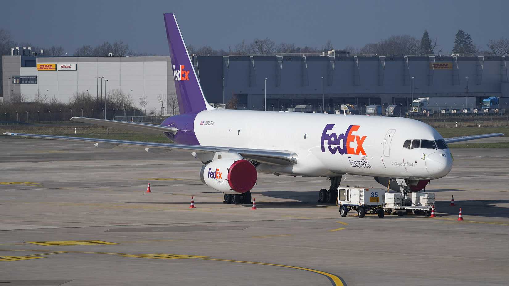 FedEx 757 at Hannover