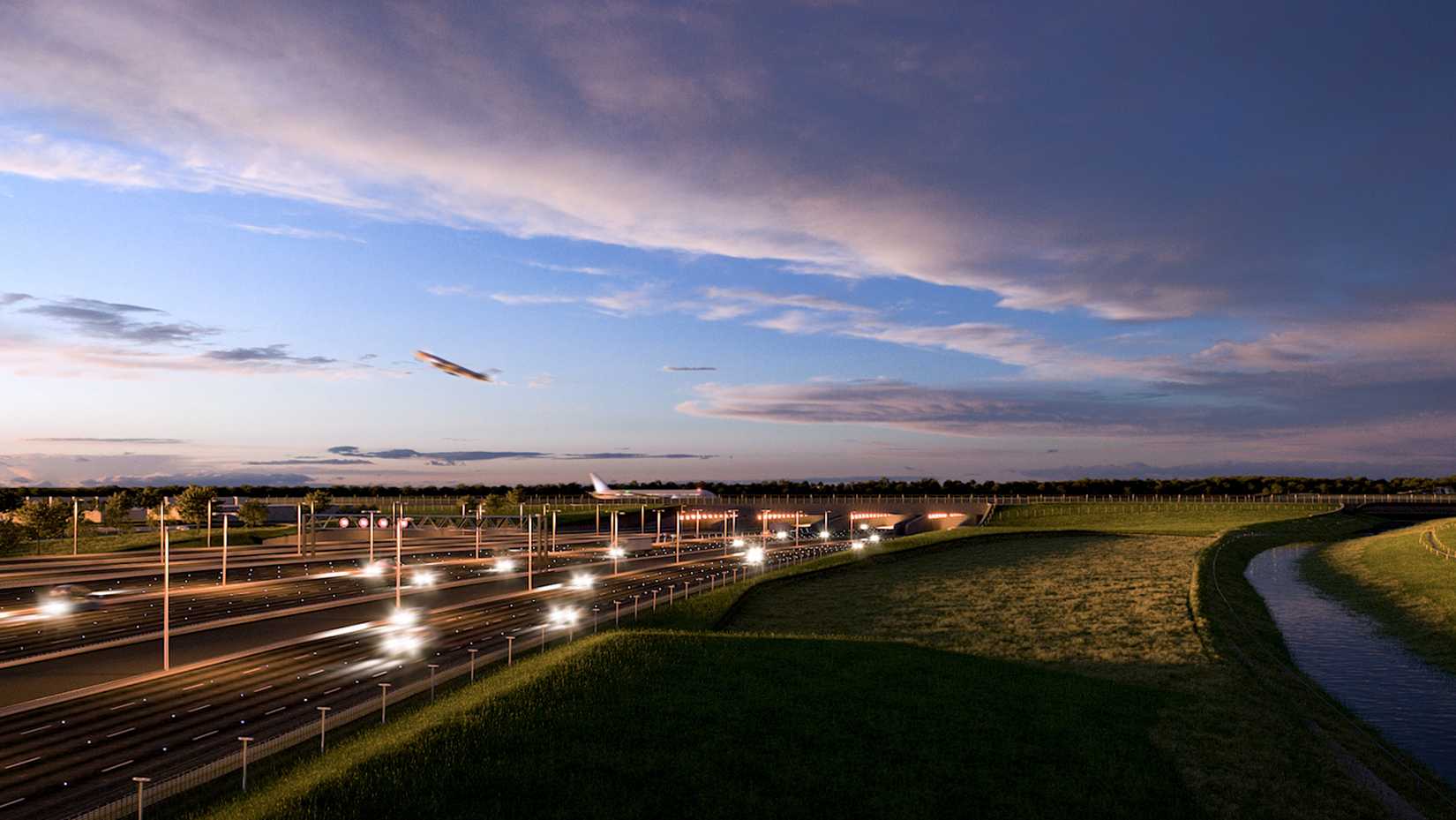 London Heathrow Airport 3rd Runway Operations Rendering