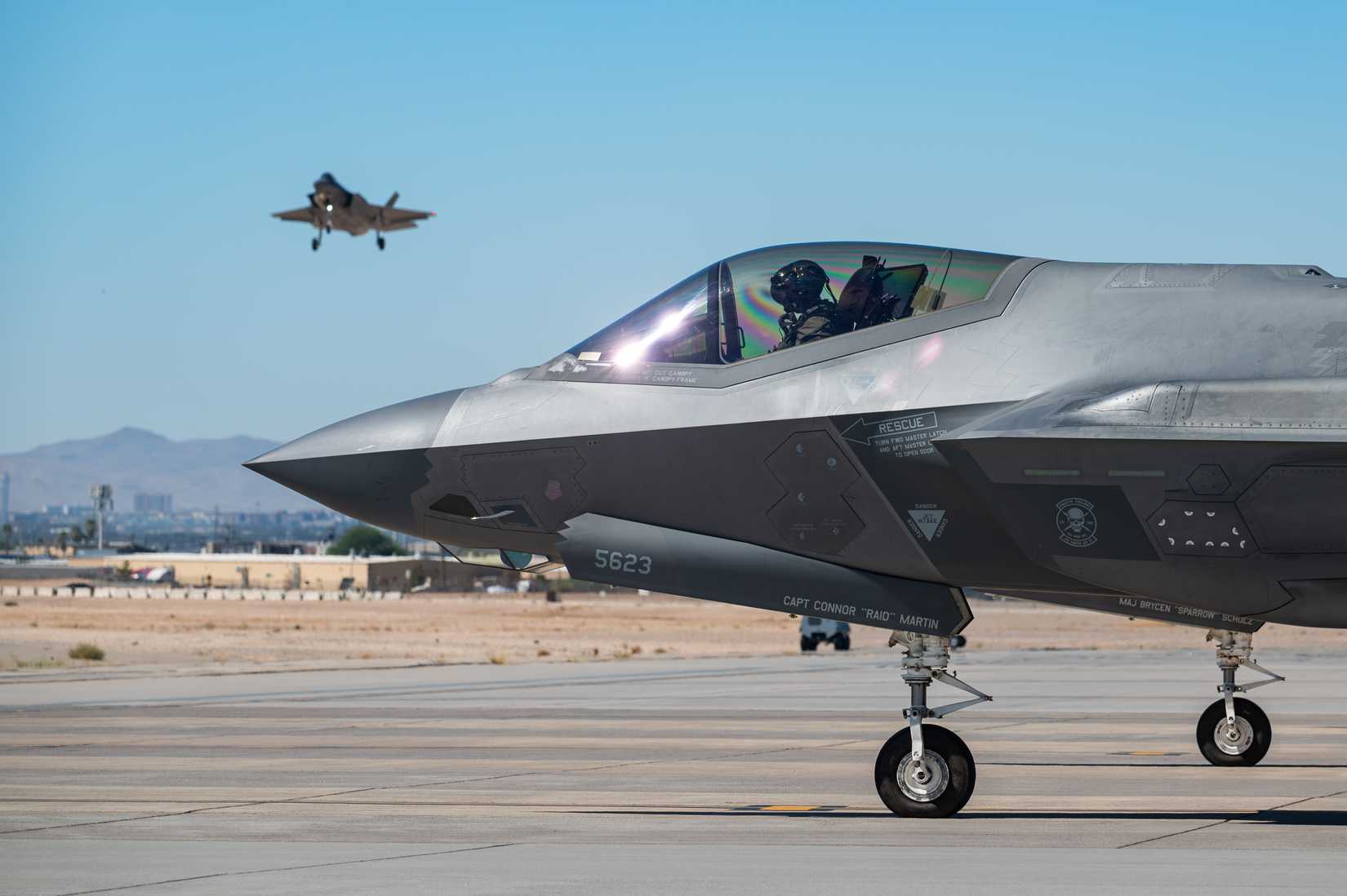 ightning II assigned to the 4th Fighter Squadron, Hill Air Force Base, Utah.