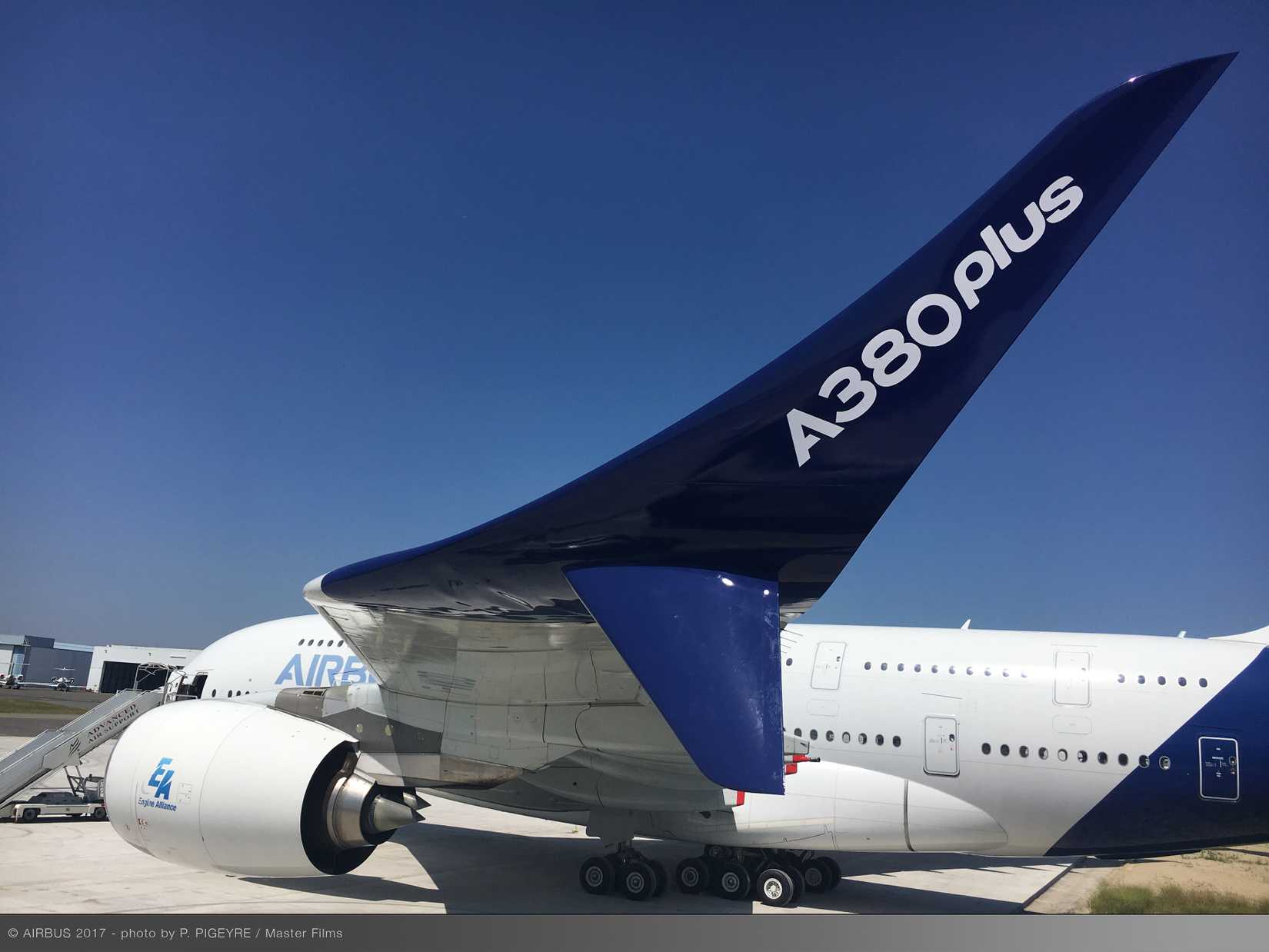 Airbus A380plus Sharklet View