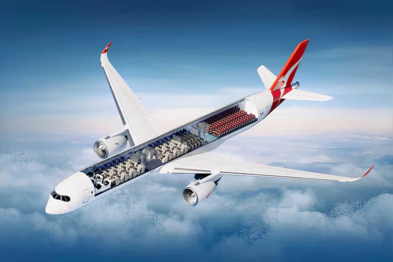 Progress: Qantas' 1st Airbus A350-1000ULR Rolls Out With New Rolls Progress: Qantas' 1st Airbus A350-1000ULR Rolls Out With New Rolls