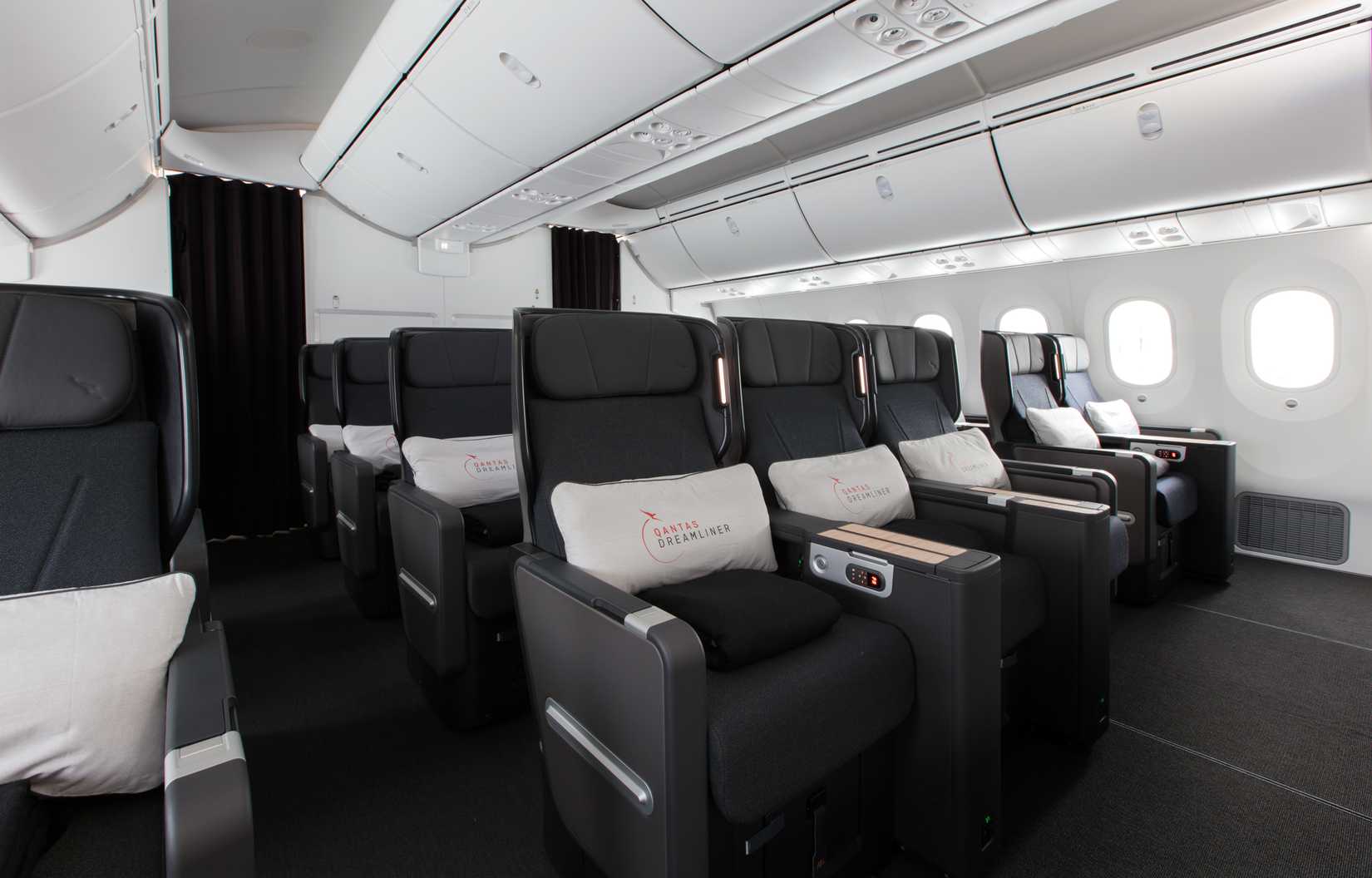 Qantas Premium Economy Cabin