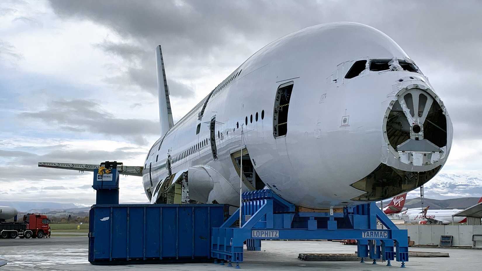 Scrapped Airbus A380 