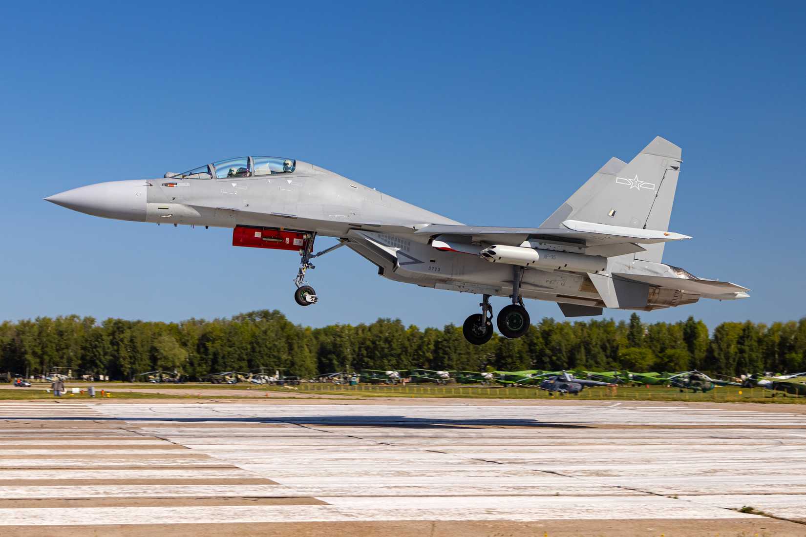 Shenyang J-16 jet fighter of People's Liberation Army Air Force.