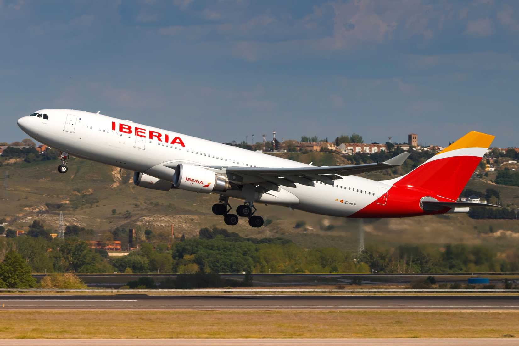 Iberia A330 Departing Madrid