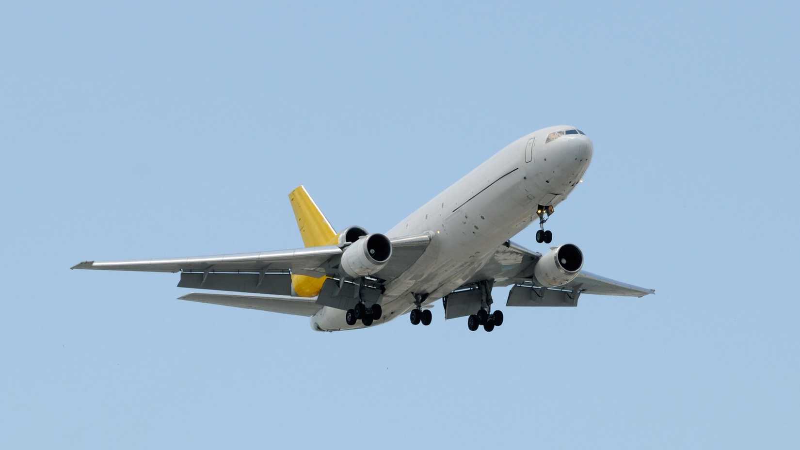 Douglas DC-10 Aircraft Shortly Following Takeoff