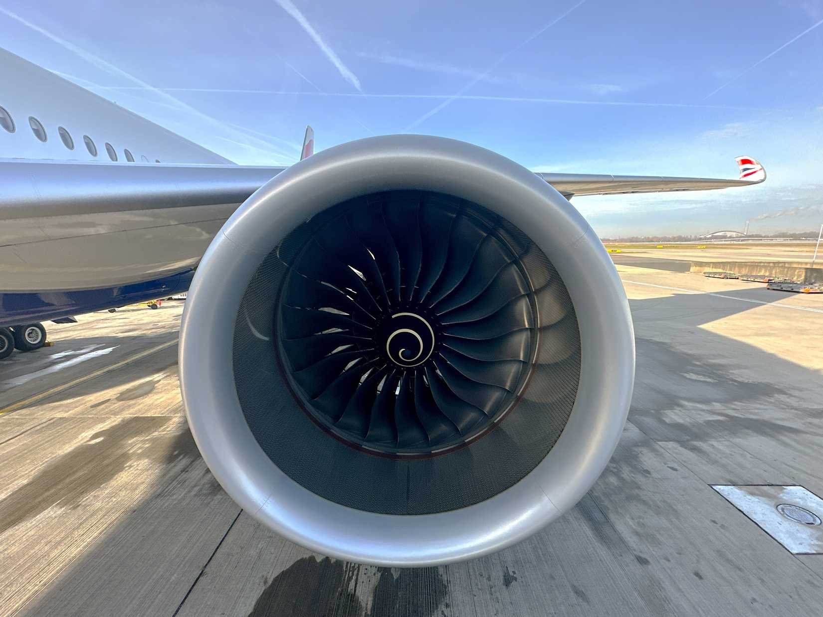 A Rolls-Royce Trent XWB Engine