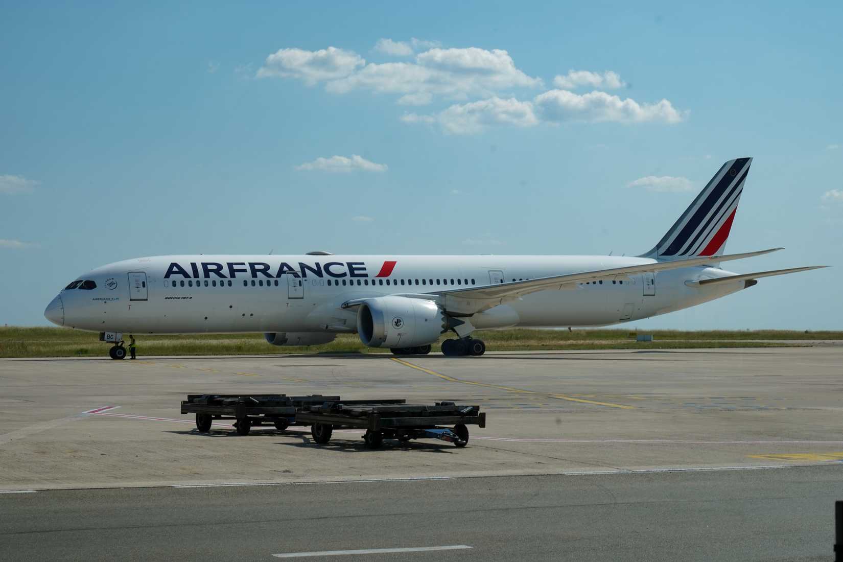 An Air France Boeing 787 On The Runway