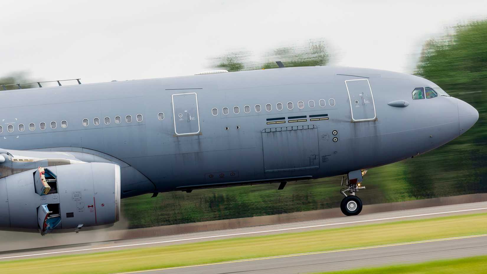 An Airbus A330 MRTT During Takeoff
