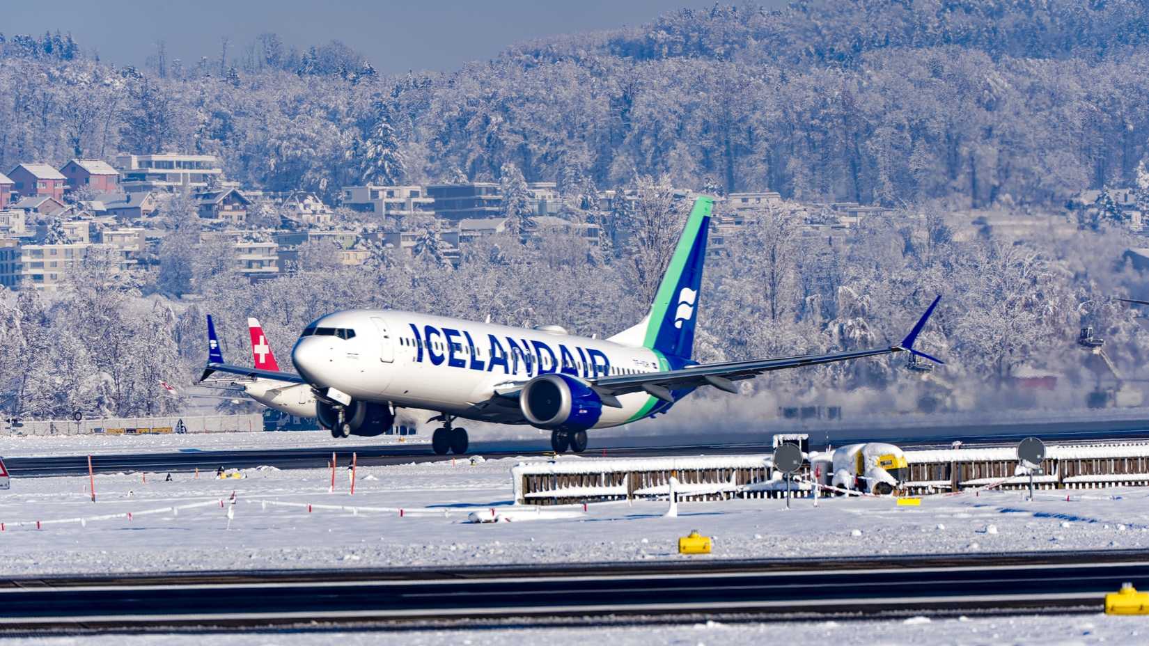 Icelandair Boeing 737 MAX In Zurich