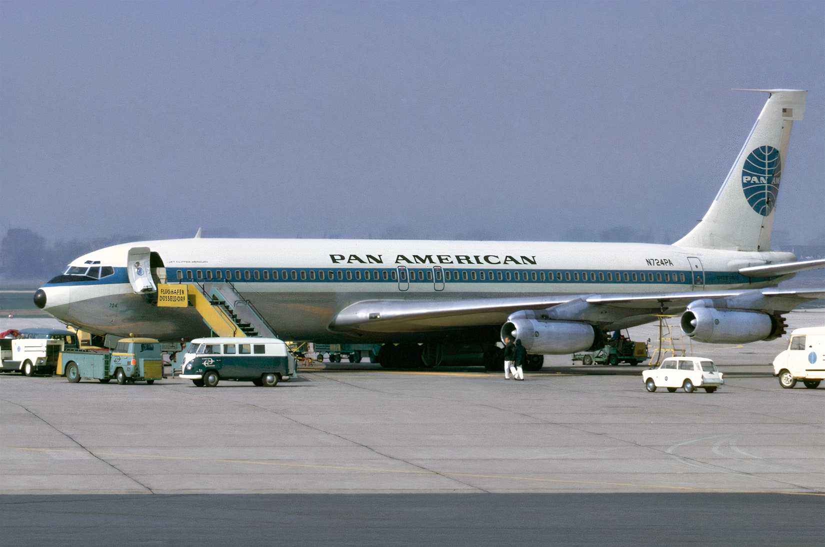 Pan Am Boeing 707-121 Parked