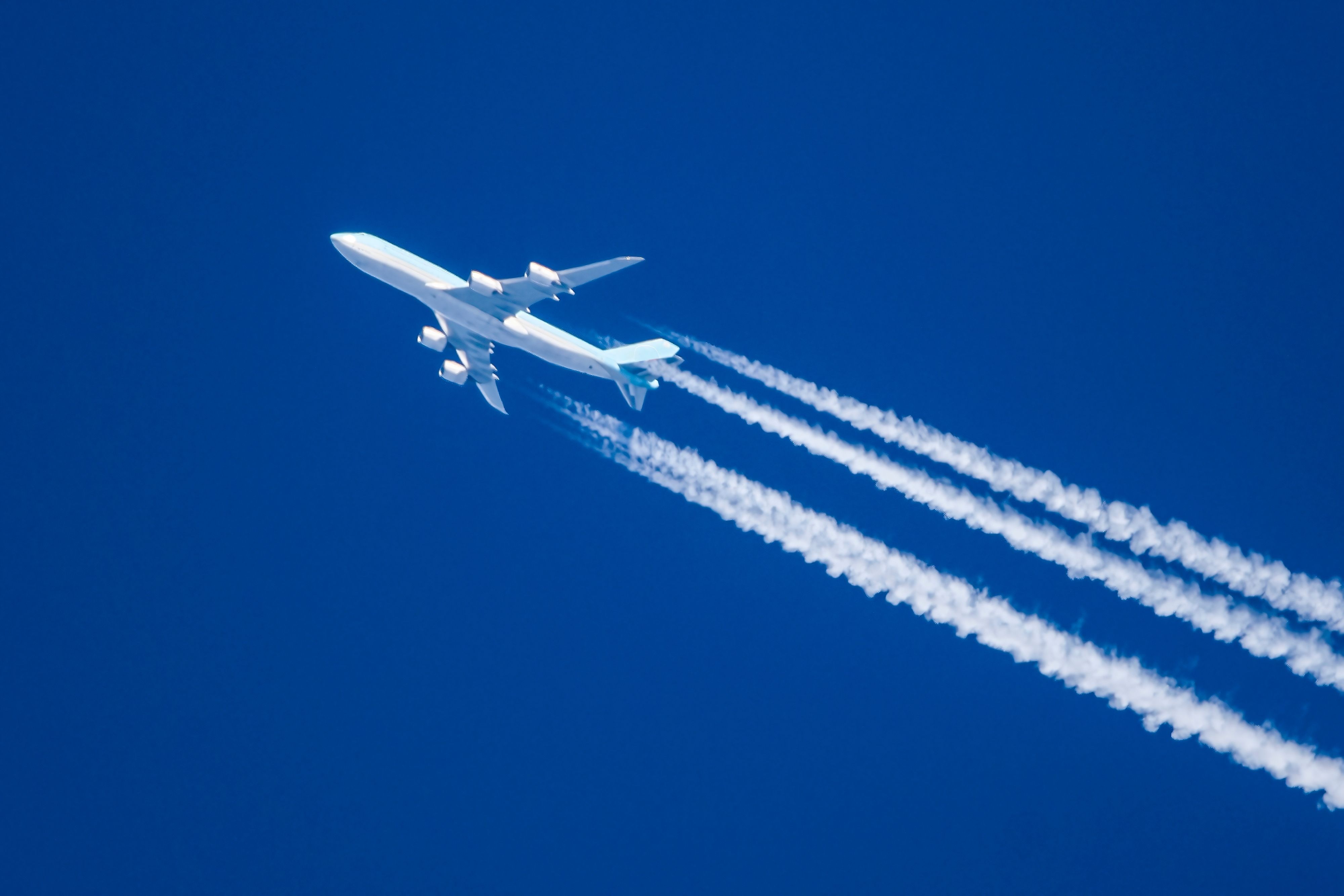 Korean Air Boeing 747-8 In Flight