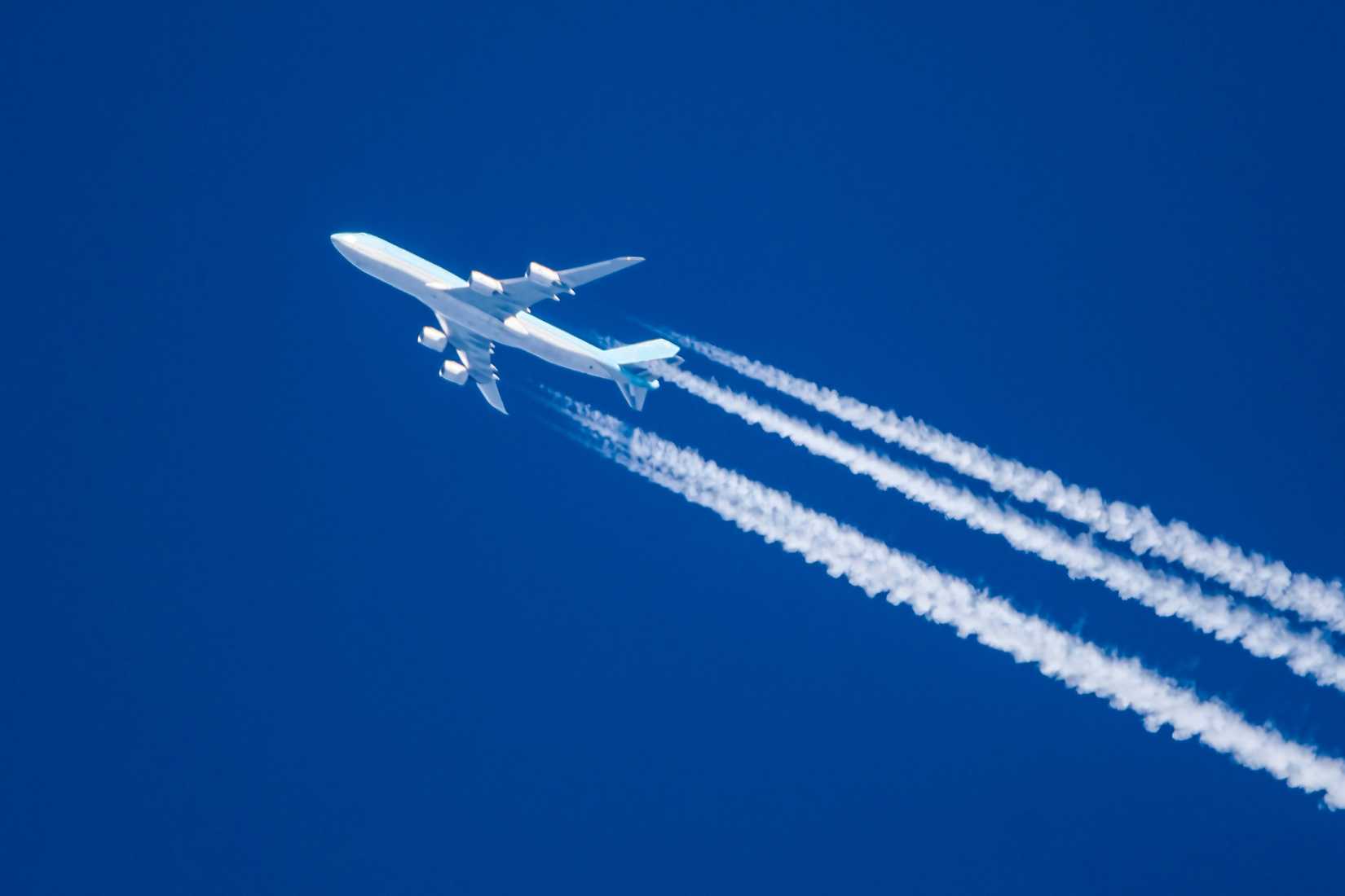 Korean Air Boeing 747-8 In Flight