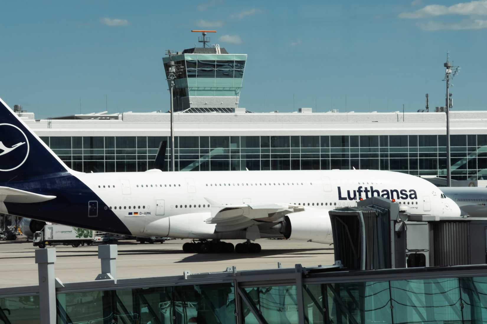 Lufthansa Airbus A380-800 At Munich