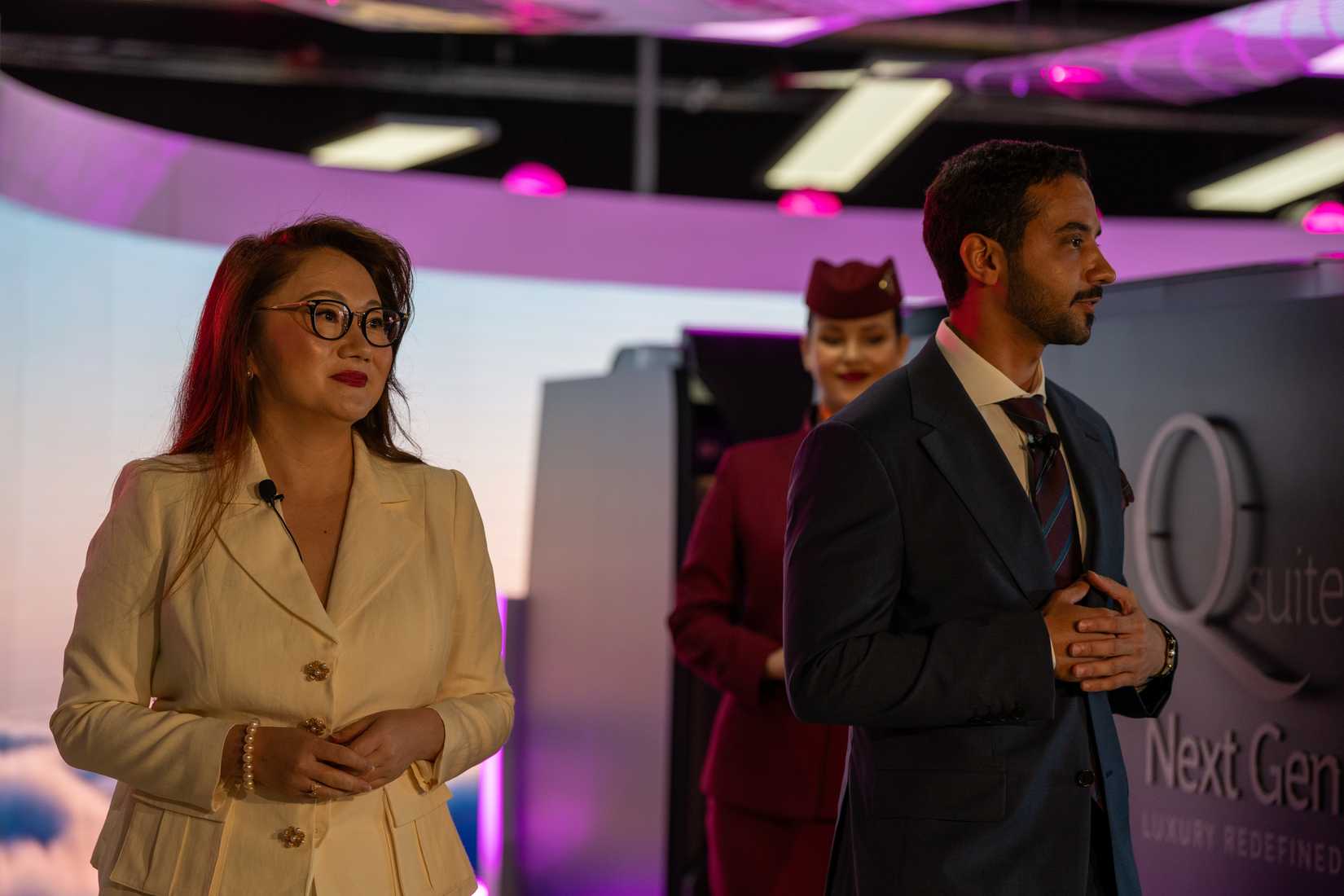 Qatar Airways Officials Introducing The Next Generation Cabin