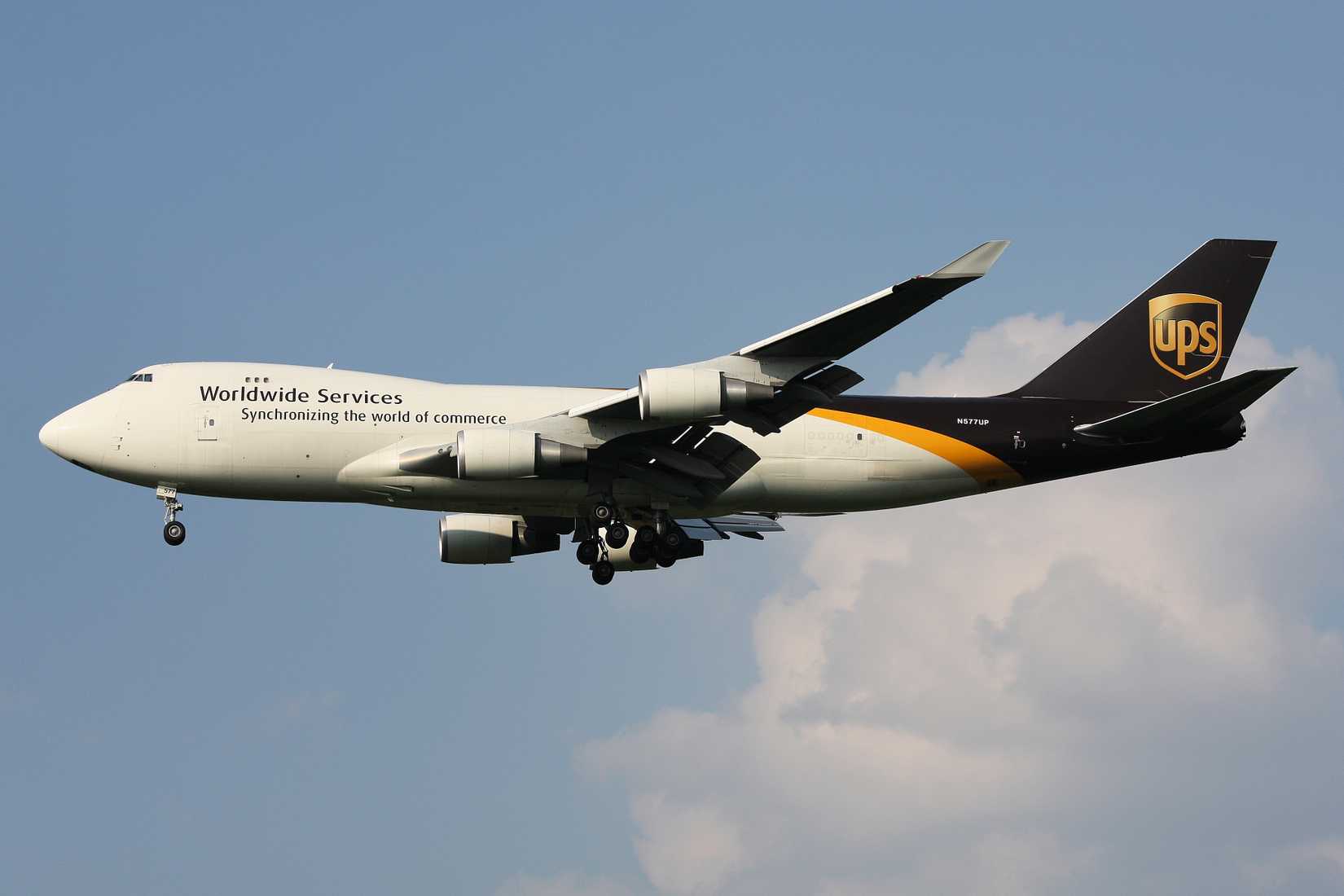 UPS Airlines Boeing 747-400F On Approach