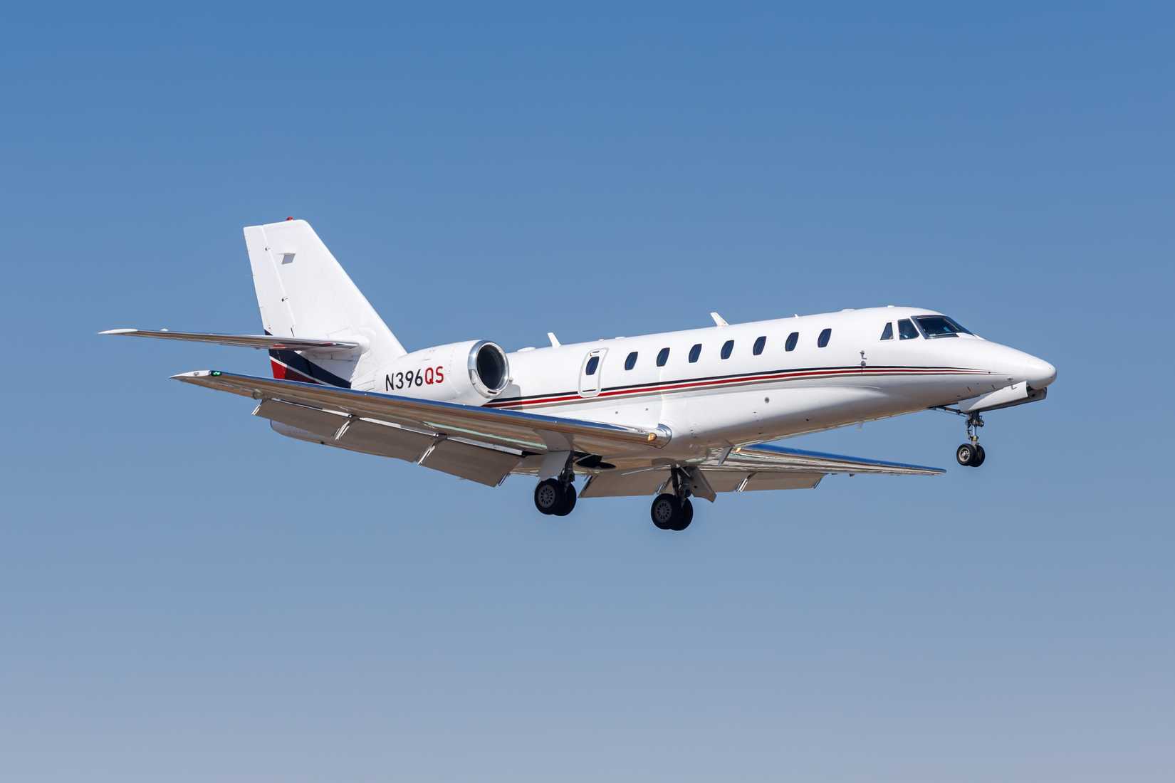 NetJets Cessna Citation Sovereign On Approach