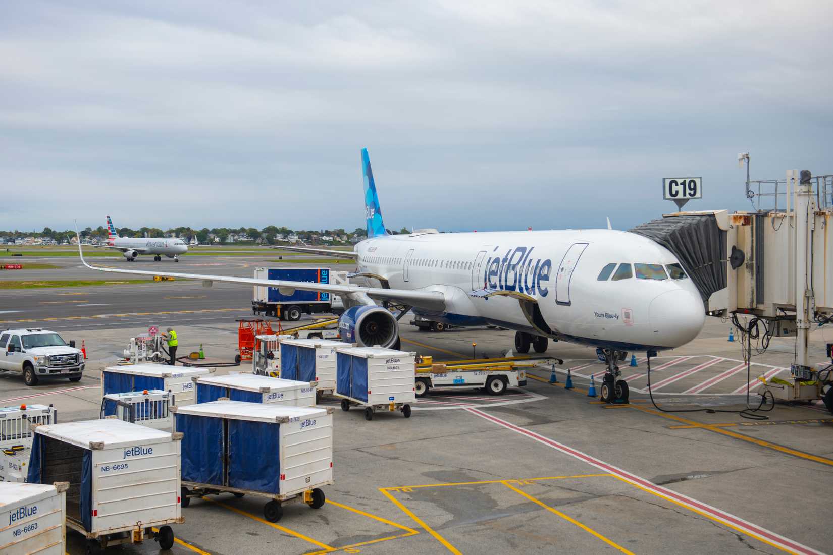JetBlue Airbus A321-200 Parked