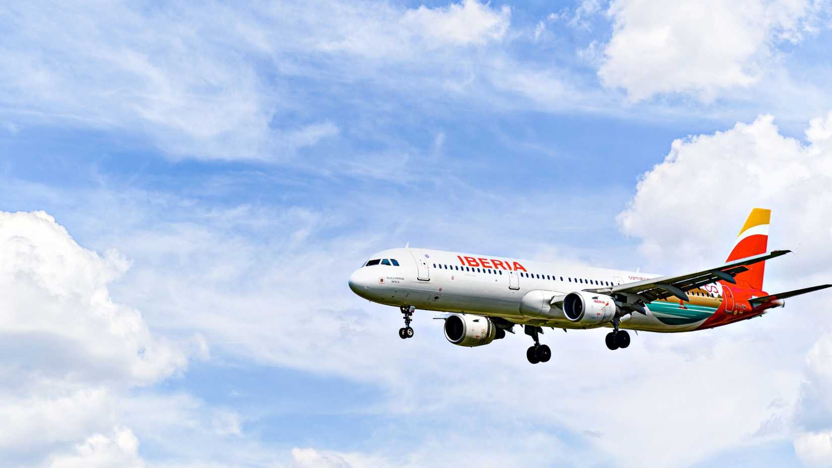 An Iberia Airbus A320neo Family Aircraft In The Skies