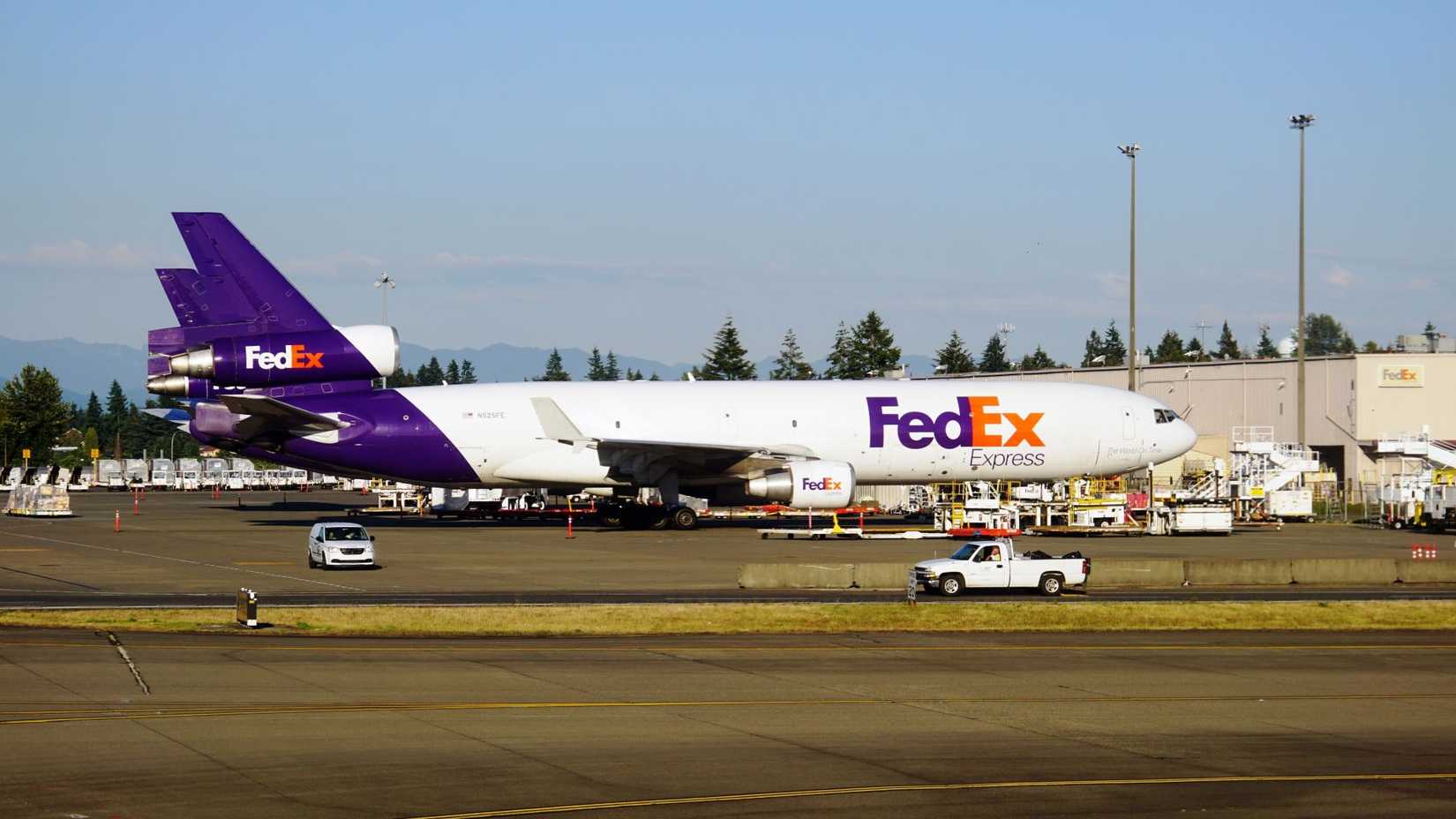 FedEx Express McDonnell Douglas MD-11Fs Parked