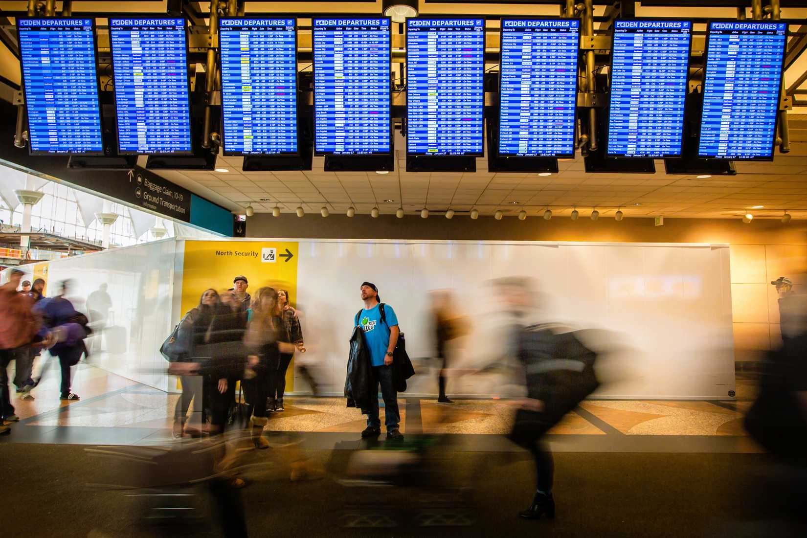 Denver International Airport concourse