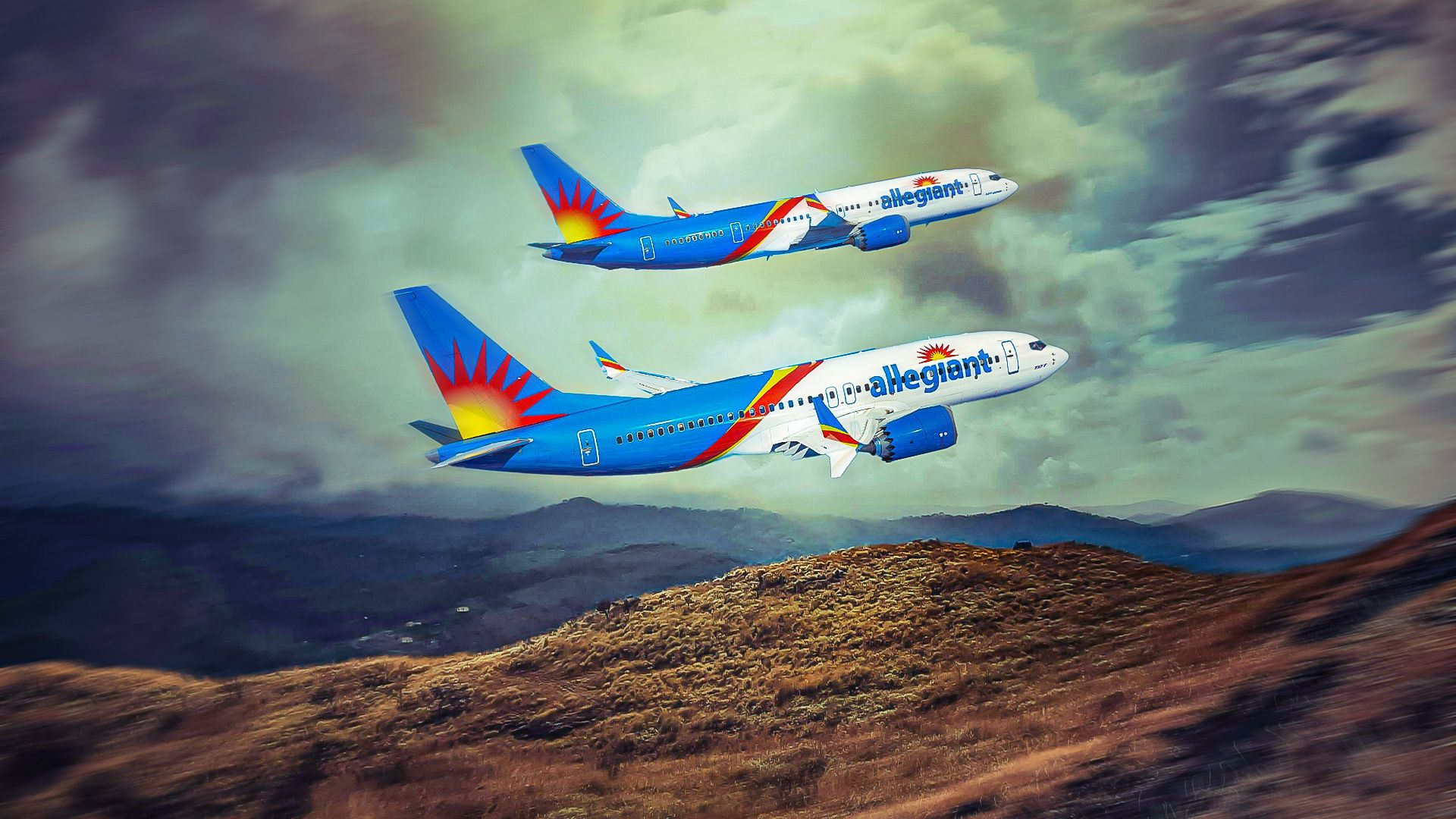 Allegiant Air Boeing 737 MAX aircraft 