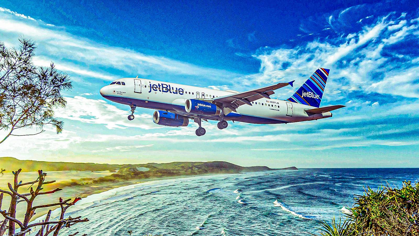 Wicked Blue: JetBlue Unveils New Boston-Themed Livery On An Airbus A320