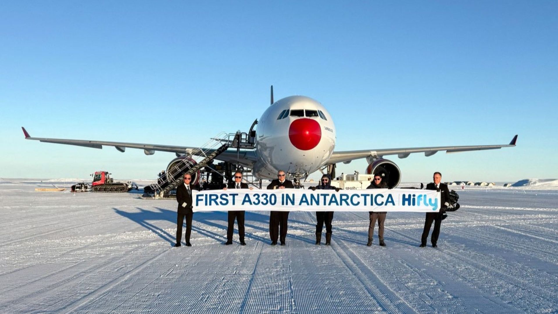 Hi Fly A330 In Antarctica