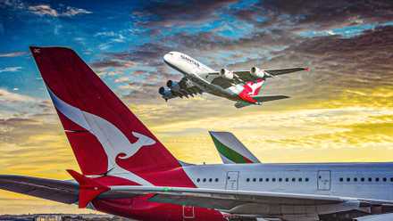 Qantas Airbus A380 custom thumbnail