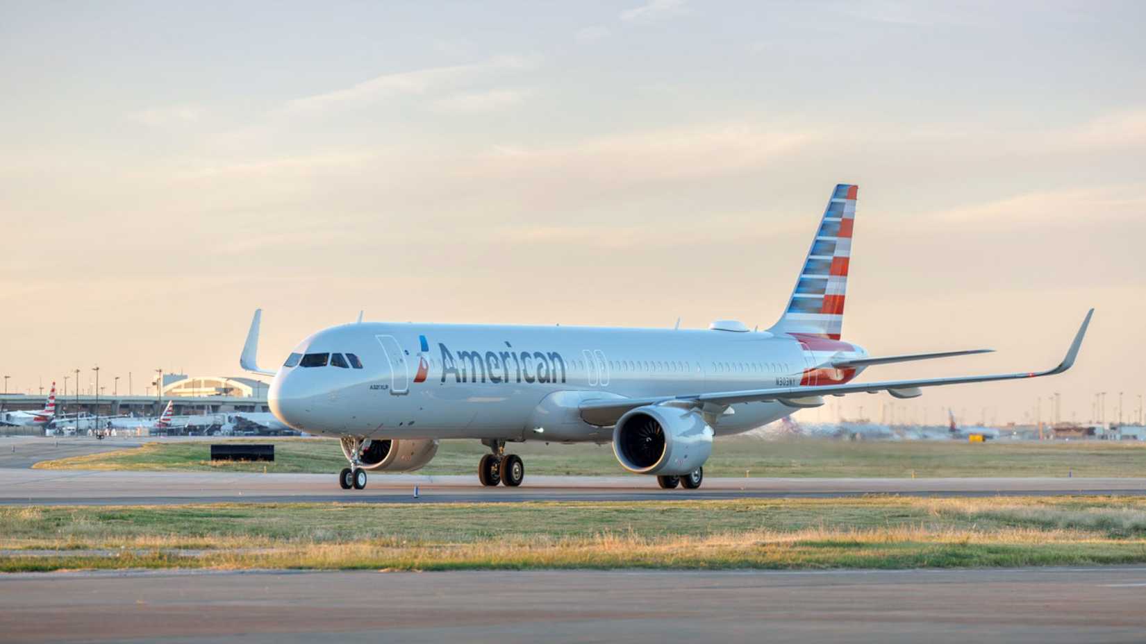 American Airlines Airbus A321XLR Taxiing