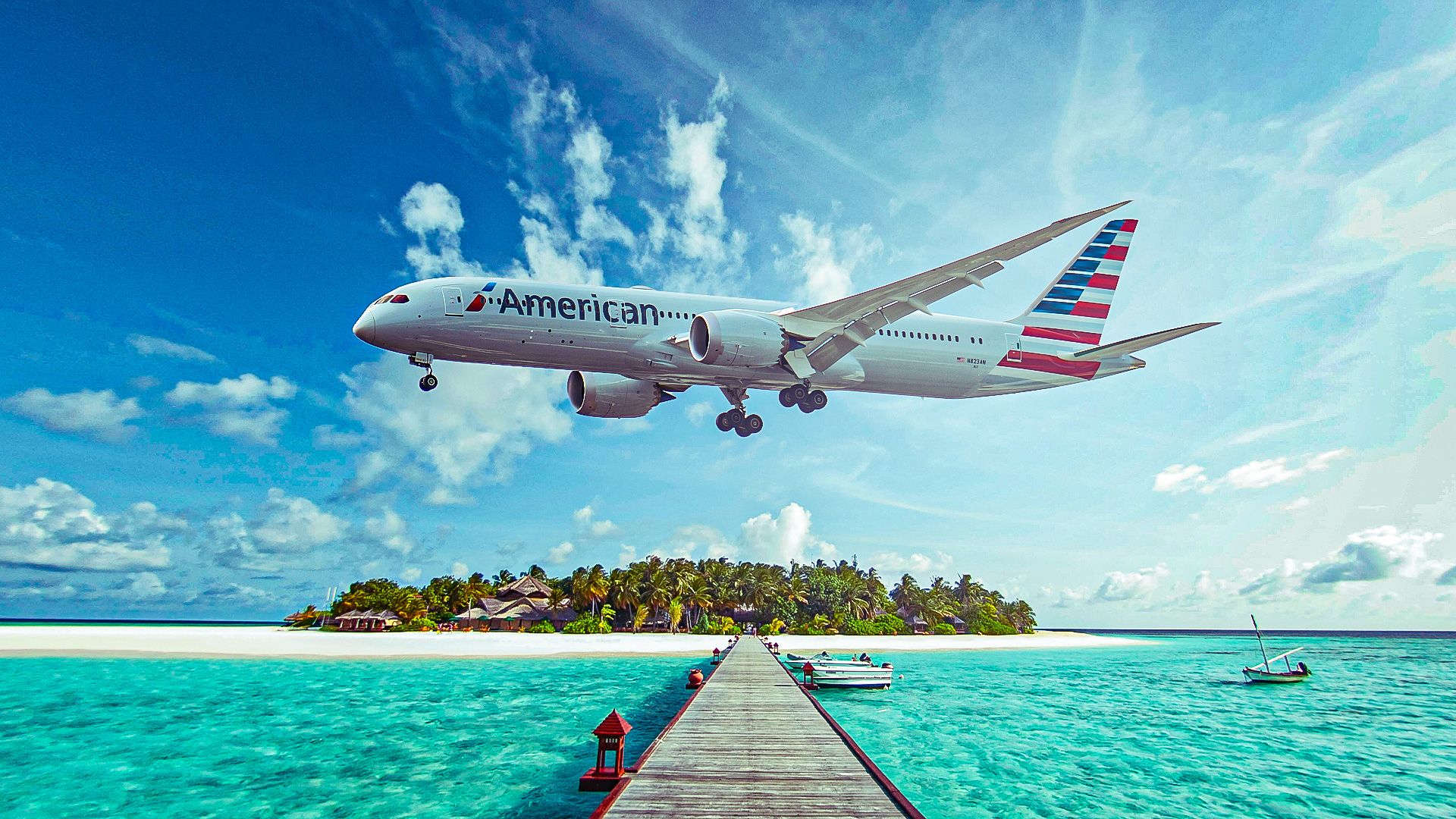 American Airlines Boeing 787-9 aircraft 