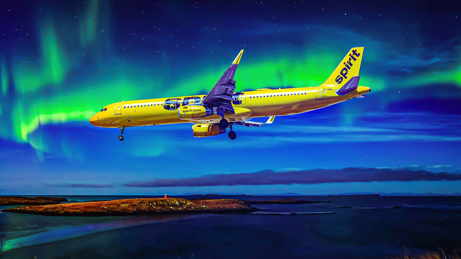 Spirit Airlines Airbus A321 Custom Thumbnail