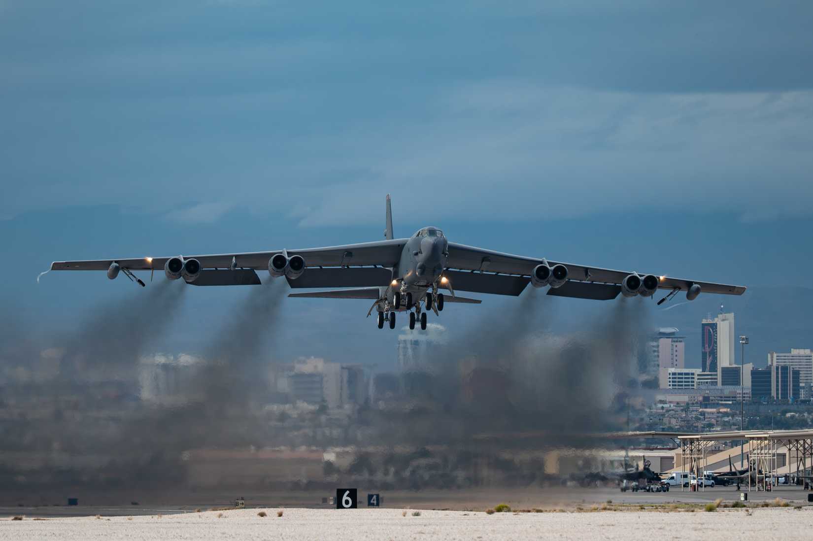 A U.S. Air Force B-52 Stratofortress assigned to the 340th Weapons Squadron