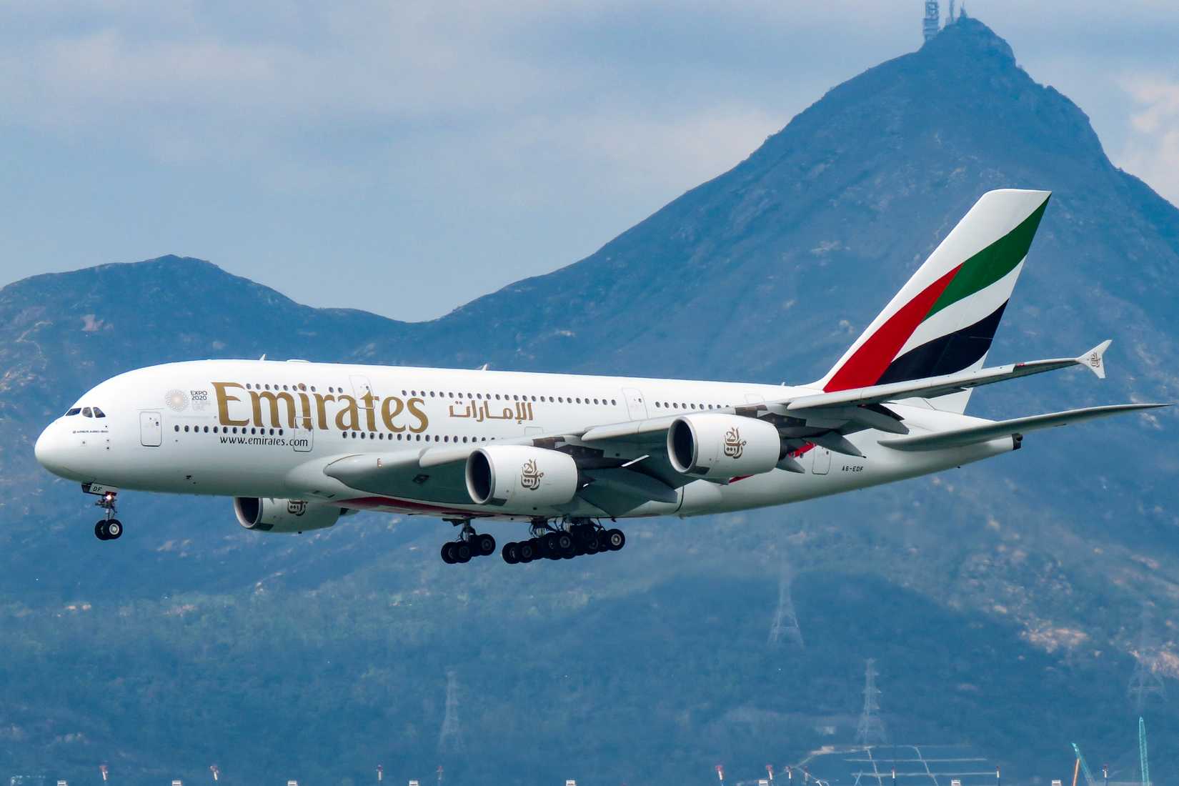 Emirates oldest Airbus A380 aircraft