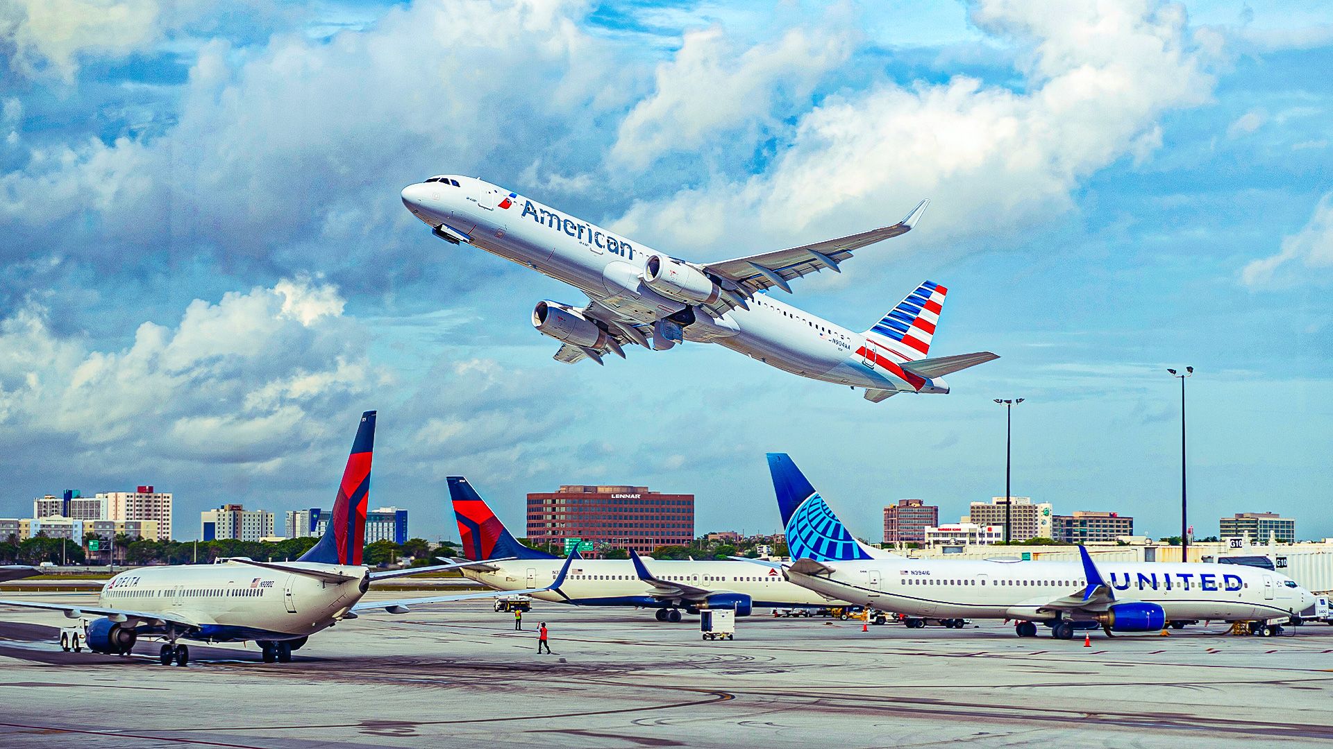 A Look At Aircraft On The Tarmac