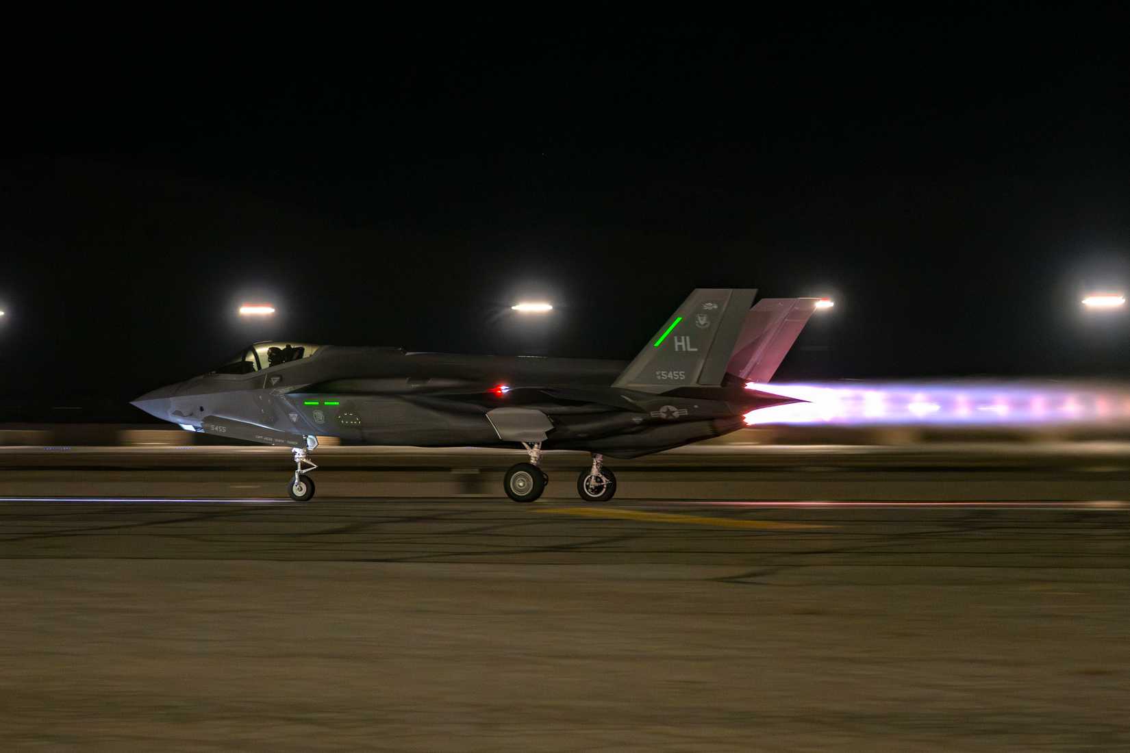 Air Force F-35A Lightning II assigned to the 4th Fighter Squadron, Hill Air Force Base (AFB), Utah.
