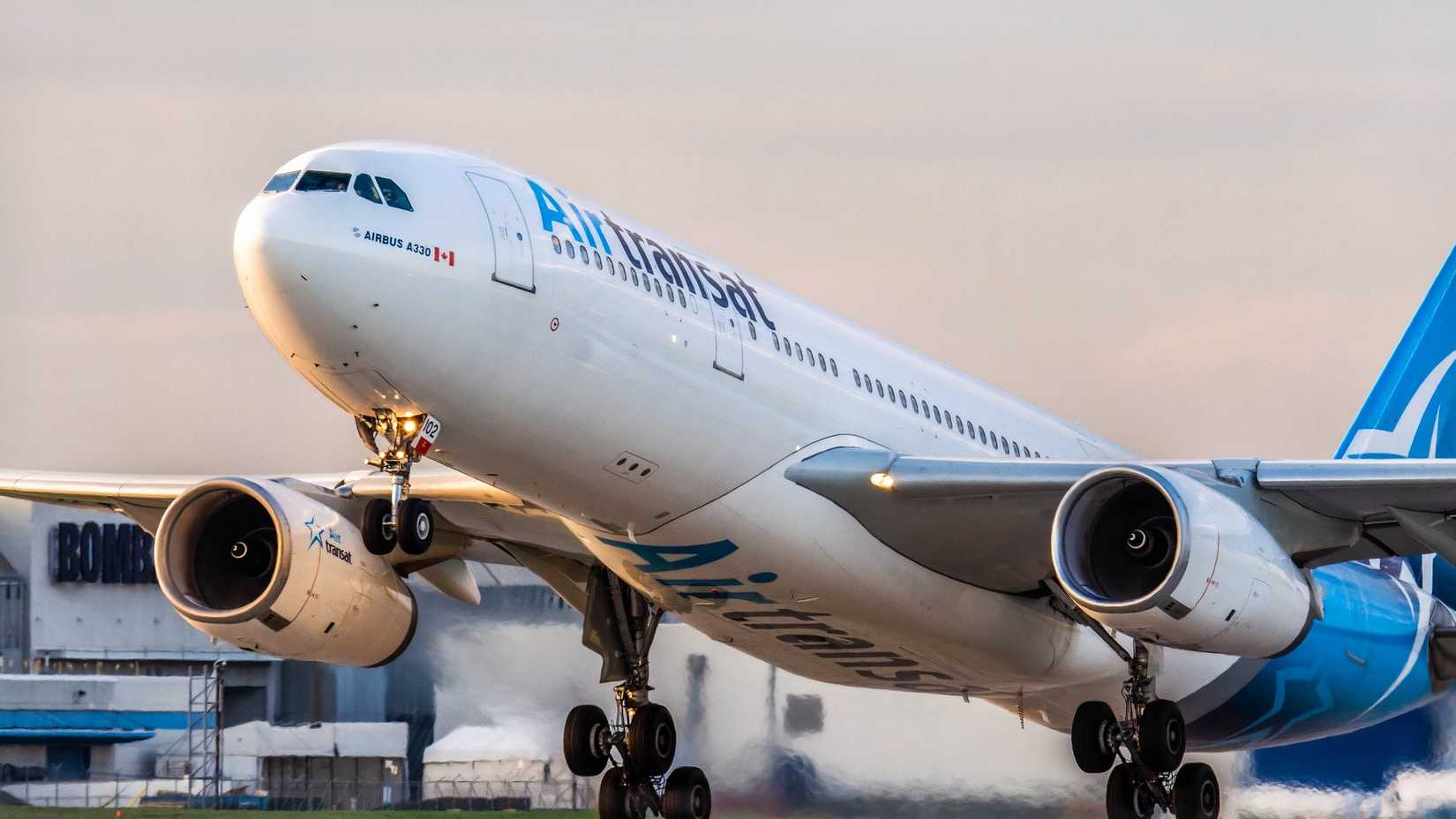 Air Transat Airbus A330 rotating