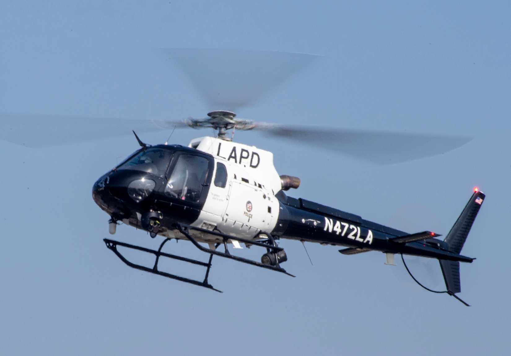 An Airbus AS35- Helicopter In The Skies