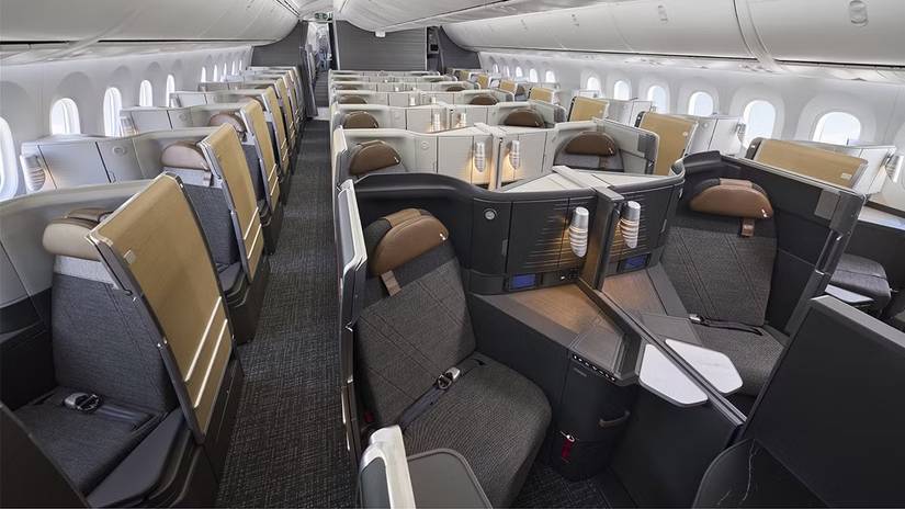American Airlines Boeing 787-9P Business Class Cabin