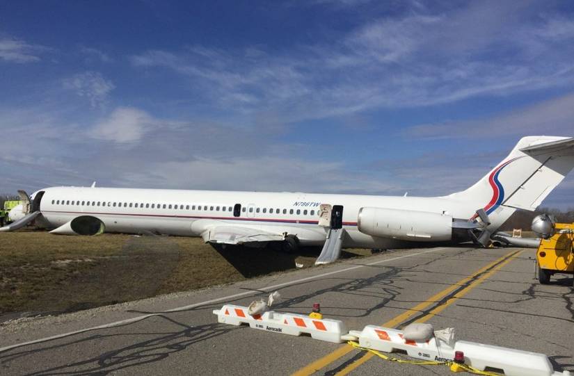 Ameristar Jet Charter Flight 9363 suffered a runway excursion following an aborted takeoff from runway 23L at Detroit-Willow Run Airport.